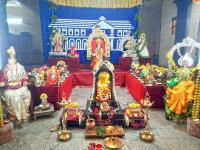 Sharadiya Navaratri 2020 Day 6 (22.10.2020) - SCM Shirali - Pooja at Navaratri mantapa